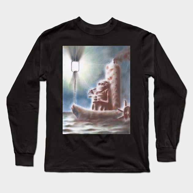 Sea Nomad (Nômade do Mar) Long Sleeve T-Shirt by EderArt